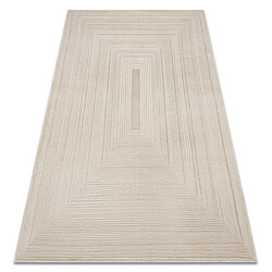 RUGSX Tapis BALANCE 8788 taupe - Géométrique, structurel, glamour 140x190 cm
