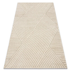 RUGSX Tapis BALANCE 1503 taupe - Géométrique, structurel, glamour 160x220 cm