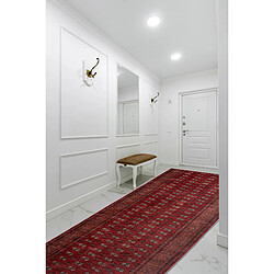 Avis RUGSX TAPIS DE COULOIR antidérapant LOTUS BUCHARA 30250 Classique rouge lavable 100cm 100x160 cm