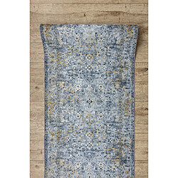 Acheter RUGSX TAPIS DE COULOIR antidérapant LOTUS NOMAD 29671 Ornement gris lavable 80cm 80x780 cm