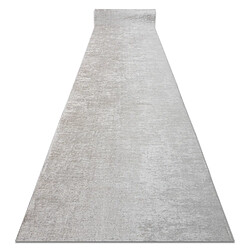 RUGSX TAPIS DE COULOIR antidérapant LOTUS SMOOTH 52420 Mélange beige lavable 120cm 120x360 cm 