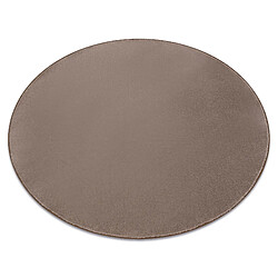 RUGSX TAPIS cercle SEDUCTION taupe 49 doux, durable, chambre, hôtel cercle 200 cm