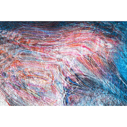 Acheter RUGSX TAPIS DE COULOIR antidérapant LOTUS COLOR 36500 Abstraction bleu rouge lavable 100cm 100x640 cm
