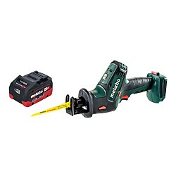 Metabo SSE 18 LTX Compact Scie sabre sans fil 18 V 13 mm + 1x batterie LiHD 5,5 Ah - sans chargeur