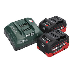 Metabo SSE 18 LTX Compact Scie sabre sans fil 18 V 13 mm + 2x batterie LiHD 5,5 Ah + chargeur