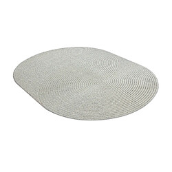 Avis RUGSX Moquette en laine FLUX ovale 461.67.AE503 OSTA - Géométrique, structurelle, loft bleu gris 160x230 cm