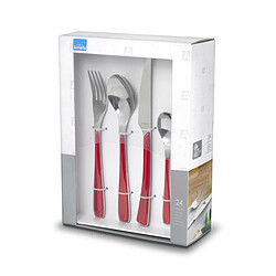 Ménagère 24 pièces rouge - 2224RDAF11C71 - AMEFA