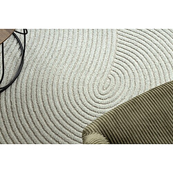 RUGSX Moquette en laine FLUX ovale 461.67.AE503 OSTA - Géométrique, structurelle, loft bleu gris 160x230 cm pas cher