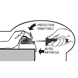 Cal'huître de sécurité bleu - 883B - PATISSE