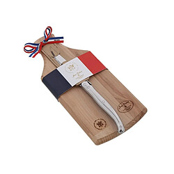 Planche à découper en bois + couteau 25.5cm - AP036424L06342 - JEAN DUBOST