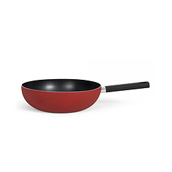 Poêle wok aluminium 32cm rouge - MEP156R - LIVOO