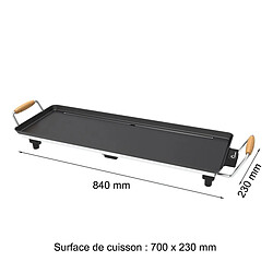 Plancha électrique 1800w 70x23cm - 8741 - Wood 70 - LITTLE BALANCE