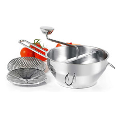 Moulin à légumes inox diamètre 247mm 3 grilles 13,8cm - KC.MOUL-21.3 - KITCHEN CHEF