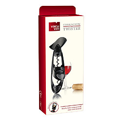Avis Tire-bouchon noir - 68814 - Twister - VACU VIN