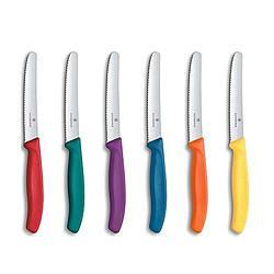 Set de couteaux à tomates acier inoxydable - 6.7836.6C1 - Swiss Classic - VICTORINOX