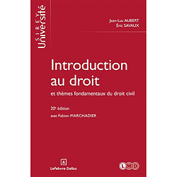 Introduction au droit et thèmes fondamentaux du droit civil
