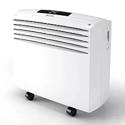 Climatiseur mobile Olimpia Splendid DOLCECLIMA EASY 10 P, fonction Follow Me, roulettes 360°, 10 000 BTU, blanc