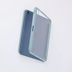 Etui folio WE pour tablette iPad 10.9" (iPad 10 2022 / iPad 11 2025) - Coloris Bleu - Fonction support - Dos transparent - Support stylet