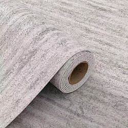 Decopine Papier peint autocollant 3D effet pierre grise pas cher