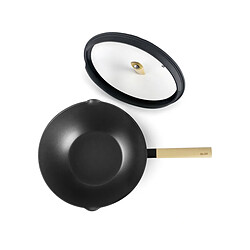 Wok avec couvercle verre 30cm - 404230 - IBILI