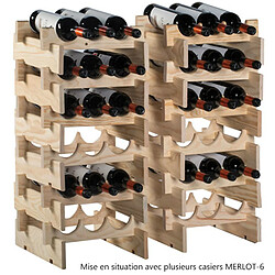 Casier bois 6 bouteilles - MERLOT-6 - ASTIGARRAGA