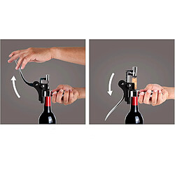 Tire bouchon à levier horizontal noir - 66514606 - VACU VIN