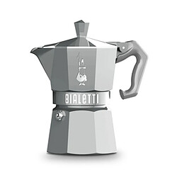 Cafetière italienne 6 tasses gris argenté - 0009076 - Moka Exclusive Octogonal - BIALETTI