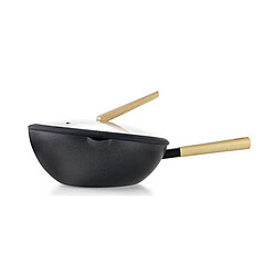Wok avec couvercle verre 30cm - 404230 - IBILI