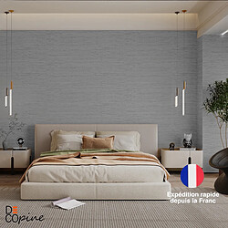 Decopine Papier peint autocollant 3D effet pierre grise