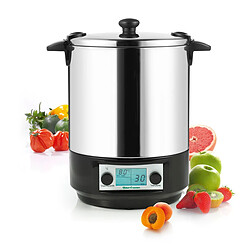 Stérilisateur de bocaux électrique cuve inox avec écran lcd et minuteur 12l 1650w - NSST12INA - NATURE&SAVEURS