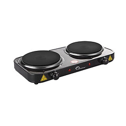 Plaque de cuisson électrique 2 feux 2000 noir - 8857 - LITTLE BALANCE