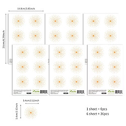 General Autocollants muraux créatifs en forme de cœurs bohèmes pour chambre d'enfant, filles et garçons, papier peint en vinyle, décoration d'intérieur~000342