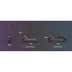 Avis Trottinette Électrique pliable KuKirin G4 - Moteur 2000W - vitesse max 70km/h - Batterie 60V 20 Ah - Autonomie maximale de 75 km urbaine