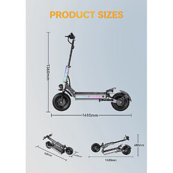 Trottinette Electrique APEFOX T90 double moteur 4200W Batterie 60V 31.2Ah Autonomie 120km pas cher