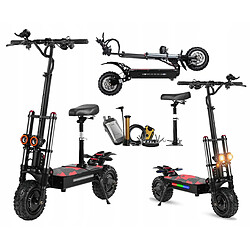 Trottinette Electrique Pliable siège OOED S3- Moteur 6000W(2*3000W) - Batterie 60V 38Ah - pneu tout-terrain 11" - Autonomie 120km