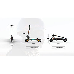 Acheter Trottinette Électrique pliable KUKIRIN G2 Master - Moteur 2*1000W - Batterie 52V 20.8Ah - Autonomie 70km - Portée Maximale
