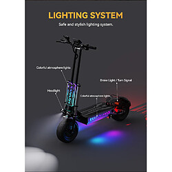Acheter Trottinette Electrique APEFOX T90 double moteur 4200W Batterie 60V 31.2Ah Autonomie 120km