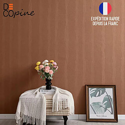 Decopine Papier Peint Autocollant 3D Effet Pierre Rouge
