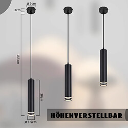 Zmh Suspension moderne - Noir pas cher