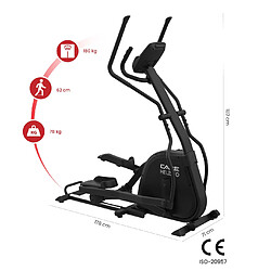 Care Vélo elliptique HELIS FD auto-alimenté - - ergomètre connecté