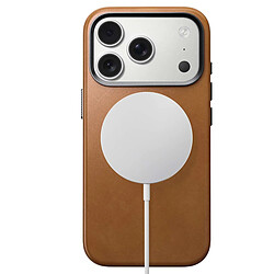 Avis Nomad Coque pour iPhone 17 Pro MagSafe en Cuir Traditional Antichocs Marron clair