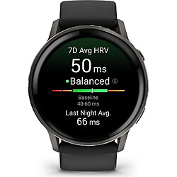 Montre connectée Garmin Venu 4 45 mm noir/gris ardoise (010-03014-00)