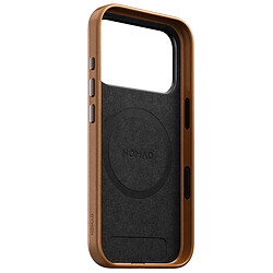 Acheter Nomad Coque pour iPhone 17 Pro MagSafe en Cuir Traditional Antichocs Marron clair