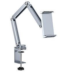 wiwu Support de Bureau Magnétique Réglable pour Smartphone et Tablette Gris