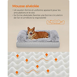 Helloshop26 Panier pour chien canapé pour chiot taille XXL pour chiens de grande taille en mousse alvéolée avec housse amovible lavable 12_0005937