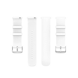 Avis Bracelet En Silicone Lisse Avec Boucle PHONECARE Pour Huawei Watch GT 6 - 46mm - Blanc