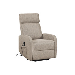 Pegane Fauteuil relax électrique - Beige