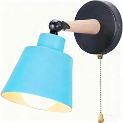 STOEX Applique Murale Moderne Bleu Applique Murale Rétro Lampe Murale D'Intérieur E27