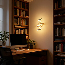 STOEX Applique Murale Moderne En Acrylique Lampe Murale Led Applique Murale Blanc Chaud