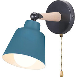 STOEX Applique Murale Moderne Applique Murale Rétro Lampe Murale D'Intérieur E27 Bleu